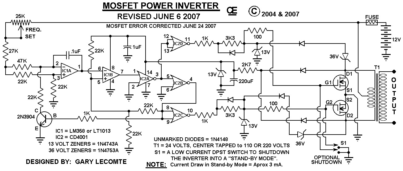 1000W Power Inverter Circuit - Inverter Circuit and Products