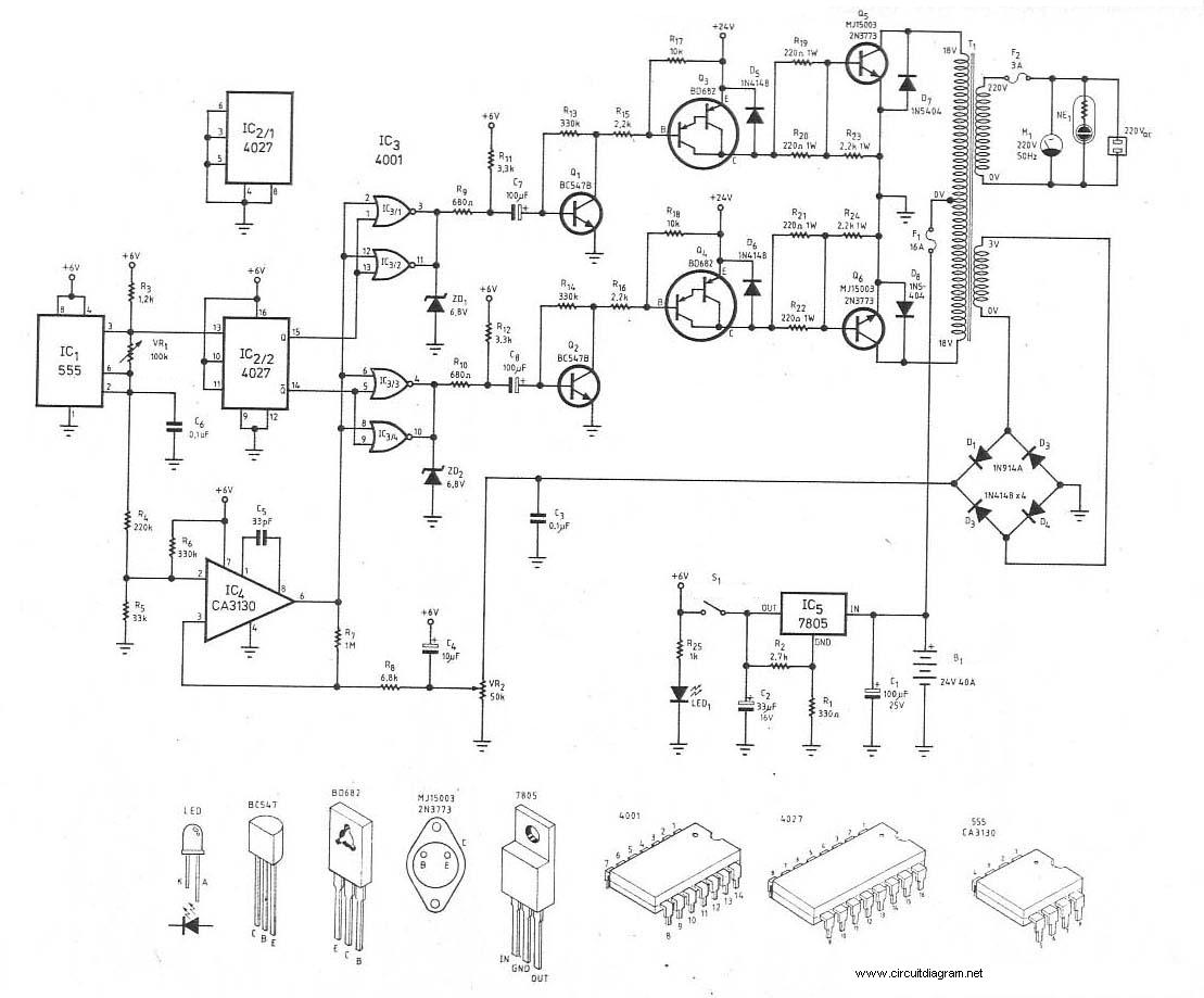 300w power inverter circuit diagram